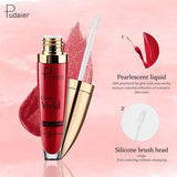 Sexy Long Lasting Matte Pearl Lip Gloss Waterproof  Long Lasting Non-stick Cup Lip Glaze Cosmetic Makeup Care Lipstick.