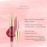 Sexy Long Lasting Matte Pearl Lip Gloss Waterproof  Long Lasting Non-stick Cup Lip Glaze Cosmetic Makeup Care Lipstick.