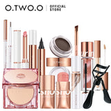 Conjunto Completo de Maquiagem 10 Peças - Kit de Cosméticos  O.TWO.O